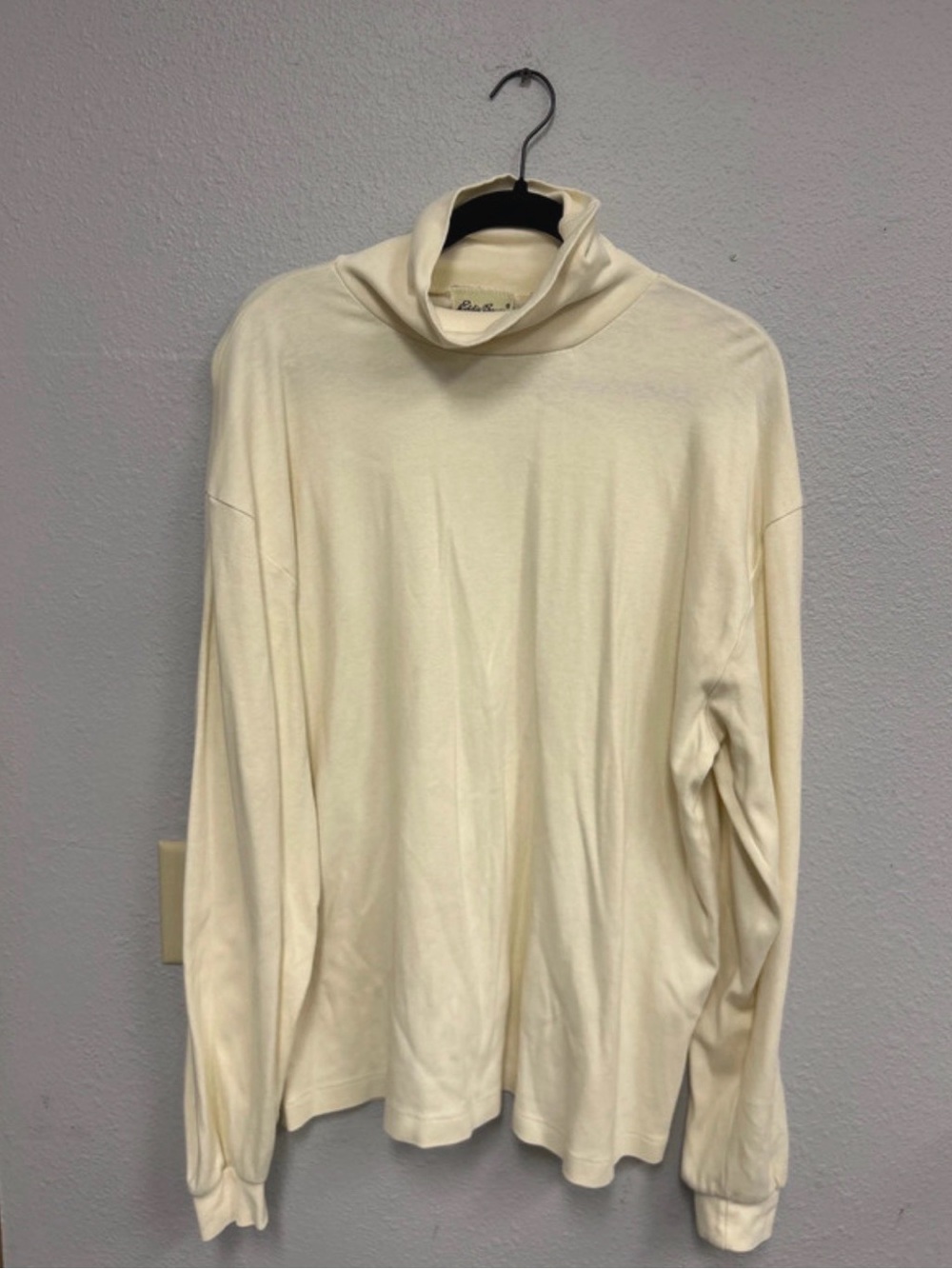 Eddie Bauer Cream Turtleneck Sweater